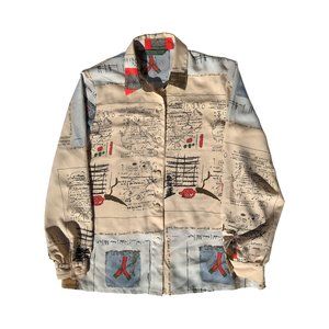 Doodle Button Up